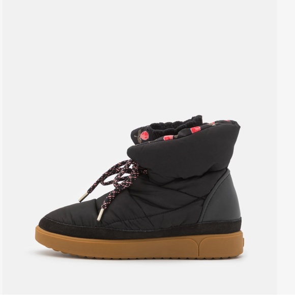 NIB kate spade cocoon nylon black booties - Picture 2 of 14